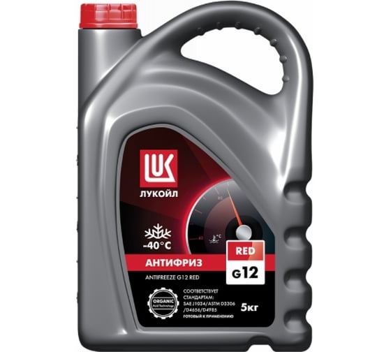 Антифриз Лукойл G12 RED, 5 кг 227391