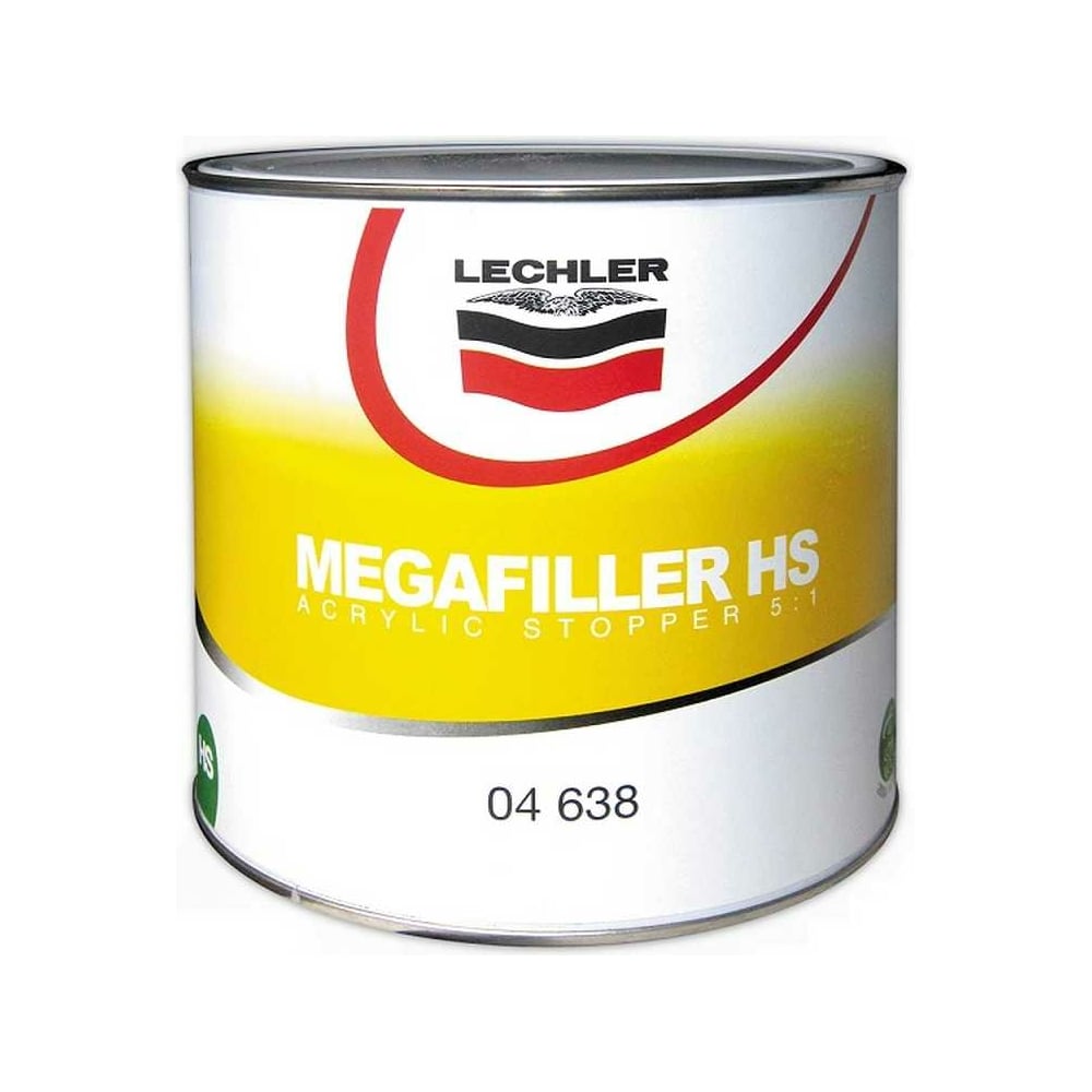 Грунт-выравниватель акриловый Lechler MEGAFILLER HS, 1 л 04638L1 - выгодная  цена, отзывы, характеристики, фото - купить в Москве и РФ