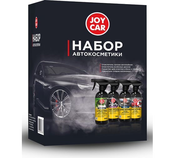 Набор автокосметики JOY CAR 500 мл, 4 шт. 4607043133373 1