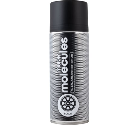 Эмаль для дисков Molecules черная, аэрозоль, 520 мл MLS306