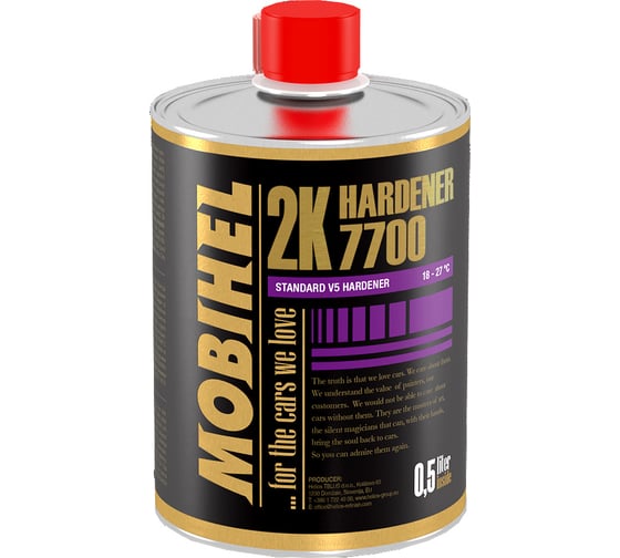 Отвердитель MOBIHEL 2К 7700, 0.5 л 47155401