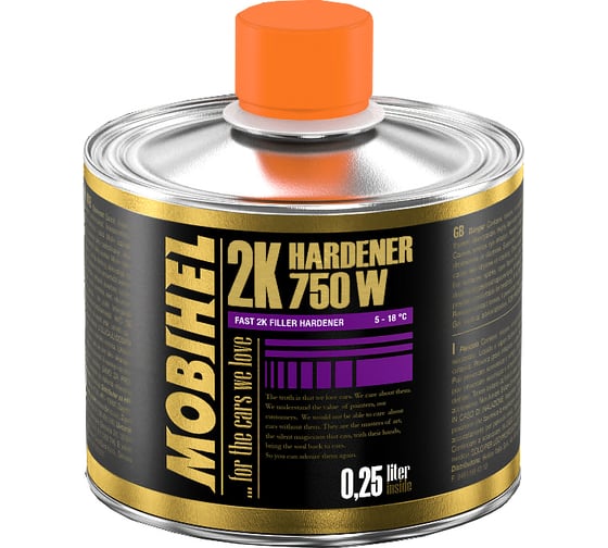 Отвердитель MOBIHEL 2К 750W T 5 - 18C быстрый, 0.25 л 47769311 1