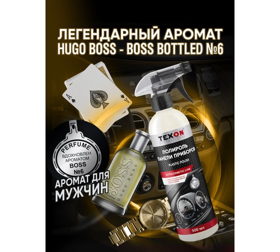 Полироль панели приборов TEXON аромат Boss №6, триггер, 500 мл TX187676