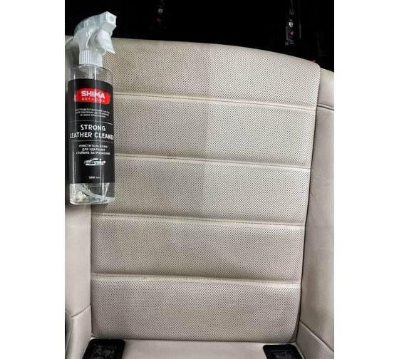 Очиститель кожи для удаления стойких загрязнений SHIMA DETAILER STRONG LEATHER CLEANER 500 мл 4603740920186