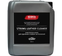 Очиститель кожи для удаления стойких загрязнений SHIMA DETAILER STRONG LEATHER CLEANER 5 л 4603740920193
