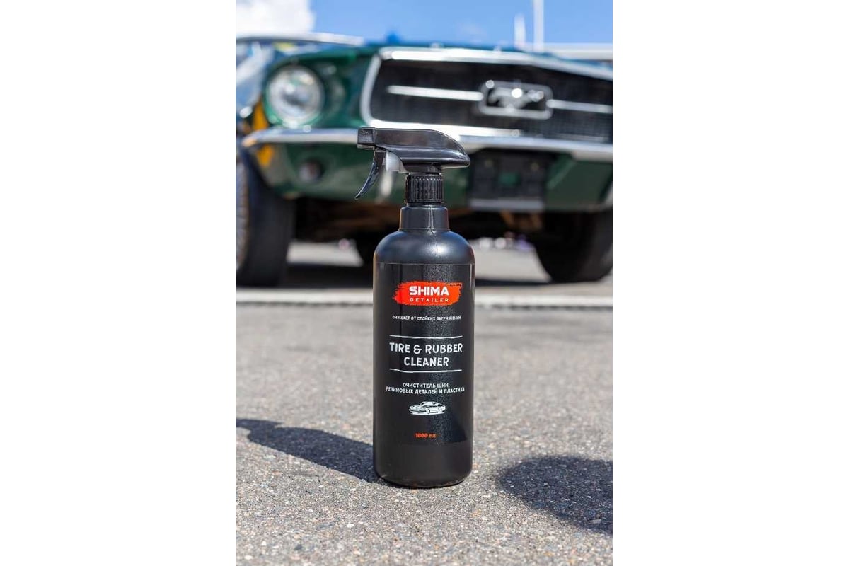 Очиститель шин, резиновых деталей и пластика SHIMA DETAILER TIRE & RUBBER  CLEANER 1л 4603740921886 - выгодная цена, отзывы, характеристики, фото -  купить в Москве и РФ