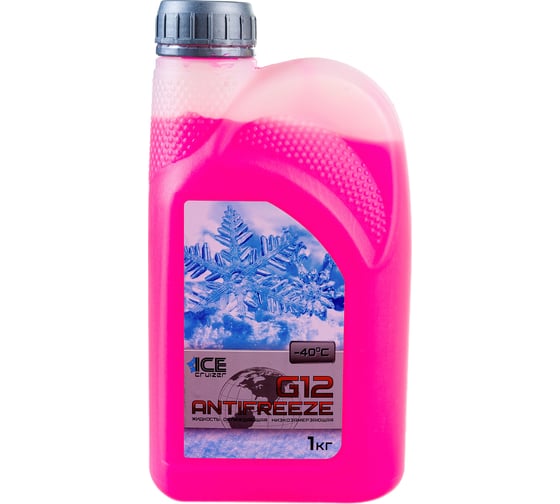 Антифриз ICE CRUIZER красный, G12, -40С, 1 кг IC11301 1