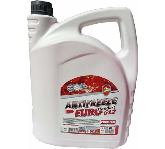 Антифриз Промпэк ЕВРО Стандарт Red, 5 кг 4607131790976