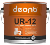 Автоспецэмаль ДЕОЛЬ UR-12 белая, быстросохнущая, глянцевая UR12W20