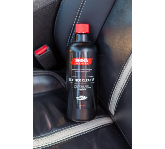 Очиститель кожи с антибактериальным эффектом SHIMA DETAILER LEATHER CLEANER 1л 4603740922050