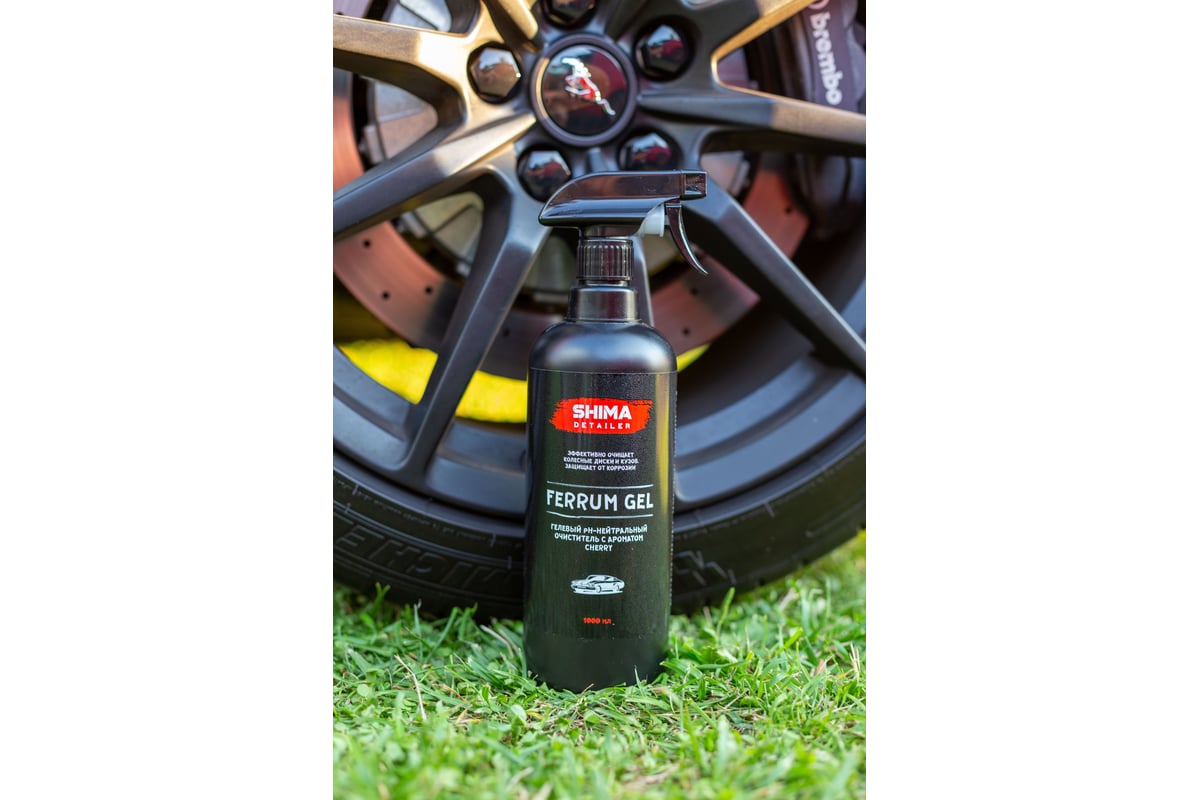 Очиститель дисков SHIMA DETAILER FERRUM GEL pH-нейтральный, 1 л ...
