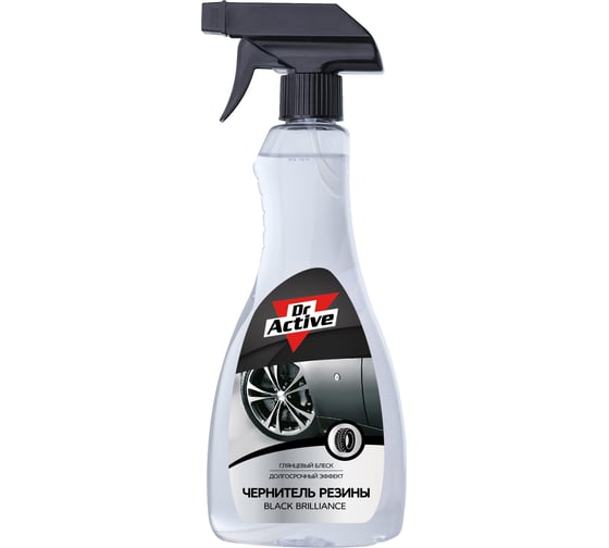 Чернитель резины Sintec Dr. Active Black Brilliance, 500 мл спрей 802452