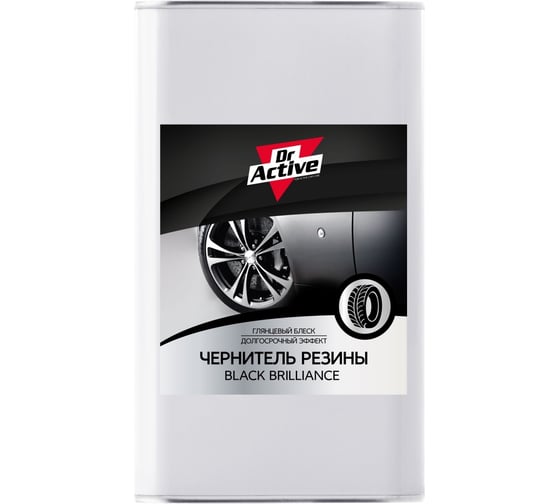 Средство для очистки и полировки шин Sintec Dr. Active Black Brilliance, чернитель резины, 1 л 801740 1