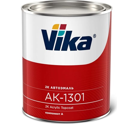 Эмаль VIKA АК-1301 акриловая, белая 040, 0.85 кг 201200