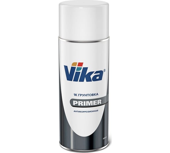 Алкидная грунтовка-праймер VIKA Primer аэрозоль, черная, 520 мл О00522 1
