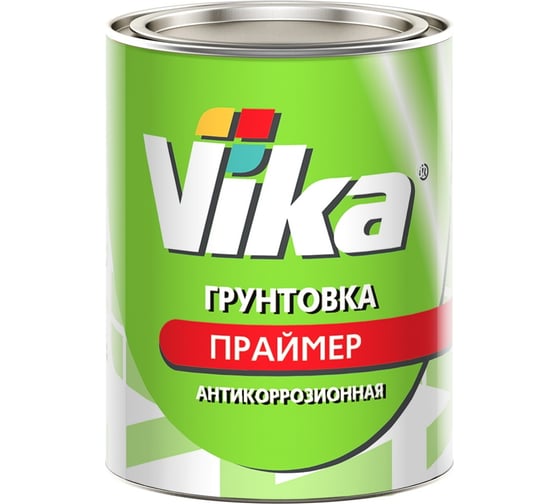 Грунтовка-праймер VIKA Primer антирокоррозионная, черная, 1 кг 200556