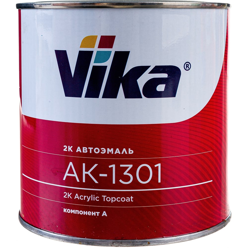 Эмаль VIKA АК-1301 акриловая, белая 202 ГАЗ, 0.85 кг 204913 - выгодная ...