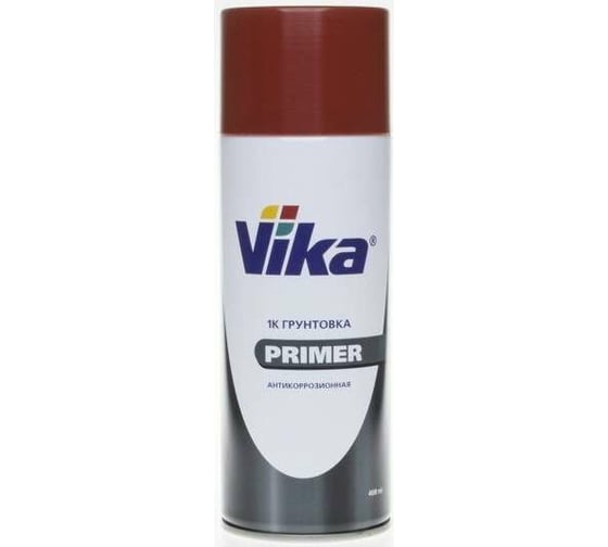 Алкидная грунтовка-праймер VIKA Primer аэрозоль, красно-коричневый, 520 мл И582 1