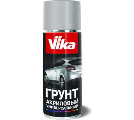 Акриловая грунтовка VIKA аэрозоль, белая, 520 мл О02679
