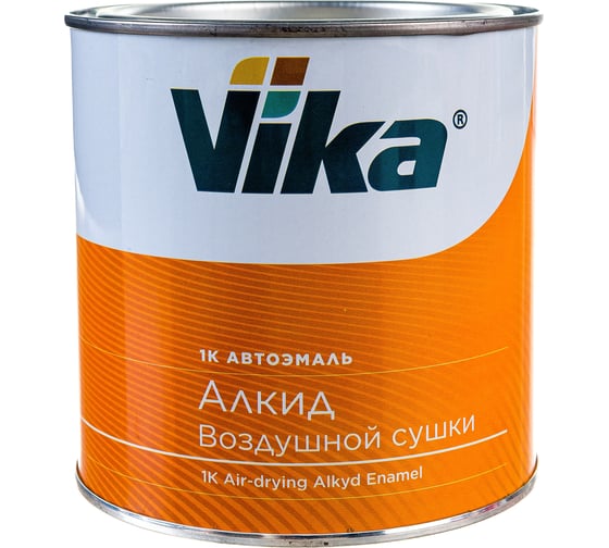 Эмаль VIKA Алкид-60 белая 201, 0.8 кг 206717 1