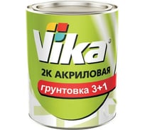 Грунтовка 3+1 HS акриловая 2K, серая, 1 кг VIKA 209567