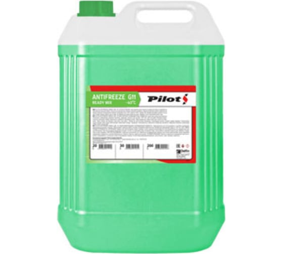 Антифриз PILOTS GREEN LINE -40, 20 л 3217 1