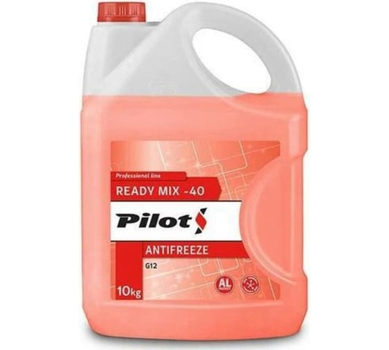 Антифриз PILOTS RED LINE -40, 10 л 3212 1