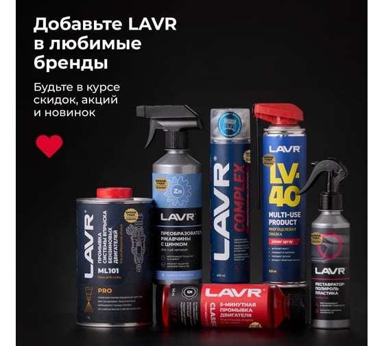 Очиститель деталей LAVR 500 мл Ln2021 - выгодная цена, отзывы