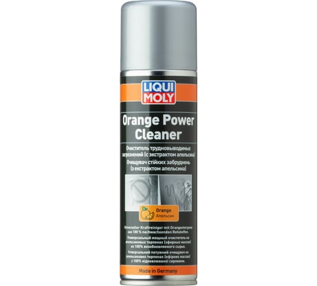 Очиститель трудновыводимых загрязнений LIQUI MOLY Orange Power Cleaner с экстрактом апельсина 0,3л 39044