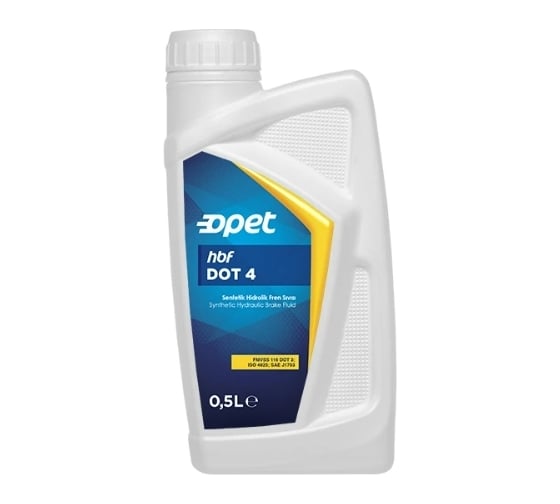 Синтетическая тормозная жидкость OPET Hydrolic Break Fluids HBF DOT 4, 0.5л 601216824