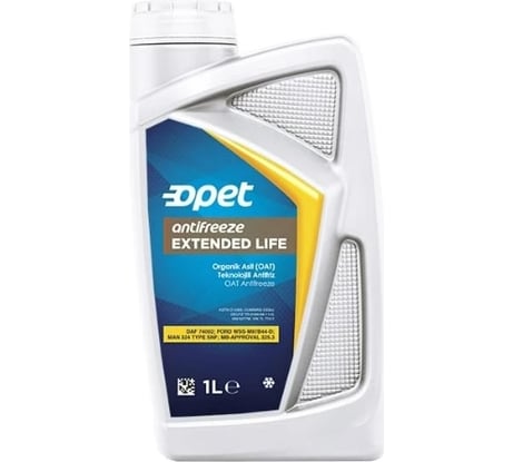 Антифриз OPET Extended Life Antifreeze, 1л 601216657