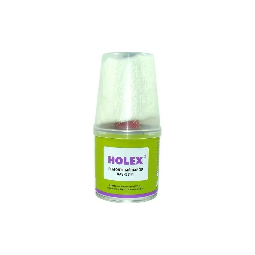 Полиэфирный ремонтный набор для металлов и стеклопластиков Holex 250 г ...