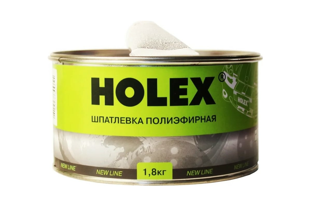 Полиэфирная шпатлевка Holex NEW LINE SOFT 1.8 кг HAS-381959