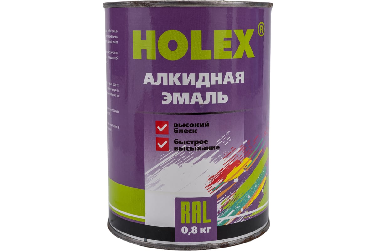 Алкидная автоэмаль Holex 3003 RAL красный рубин, 0.8 кг HAS-380624 -  выгодная цена, отзывы, характеристики, фото - купить в Москве и РФ