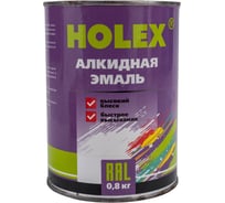 Алкидная автоэмаль Holex 3003 RAL красный рубин, 0.8 кг HAS-380624