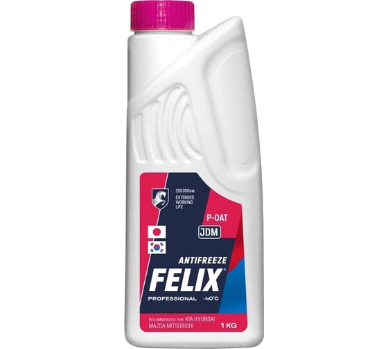 Антифриз FELIX JDM Pink, в п/э канистра 1кг 430206401 1