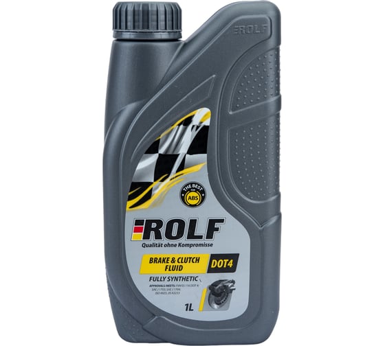 Тормозная жидкость Rolf Brake & Clutch Fluid DOT-4, 910г 322205