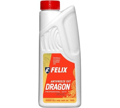 Антифриз FELIX Dragon, в п/э бутылке 1кг 430206404