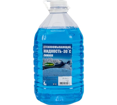 Омыватель стекол OILRIGHT зимний, -30 С, пэт 4 л 5203