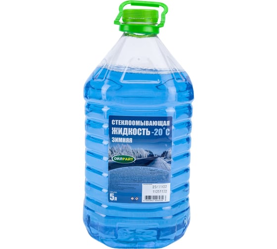 Омыватель стекол OILRIGHT зимний, -20 С, пэт 5 л 5205
