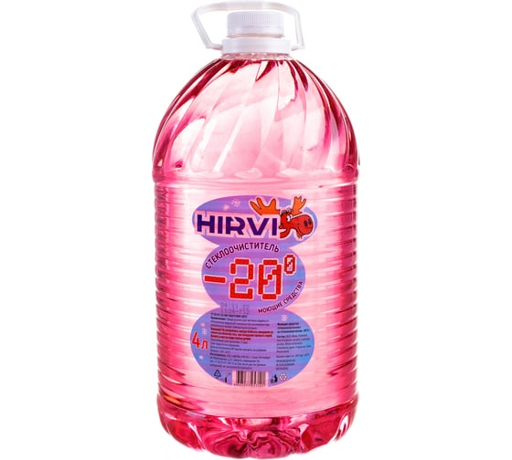 Очиститель стекол HIRVI зимний, -20, 4 л 043х340