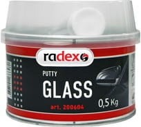 Шпатлевка со стекловолокном RADEX GLASS 0,5 кг с отвердителем 10201050