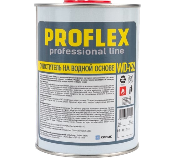 Очиститель на водной основе ХИМИК PROFLEX 1л 66214201