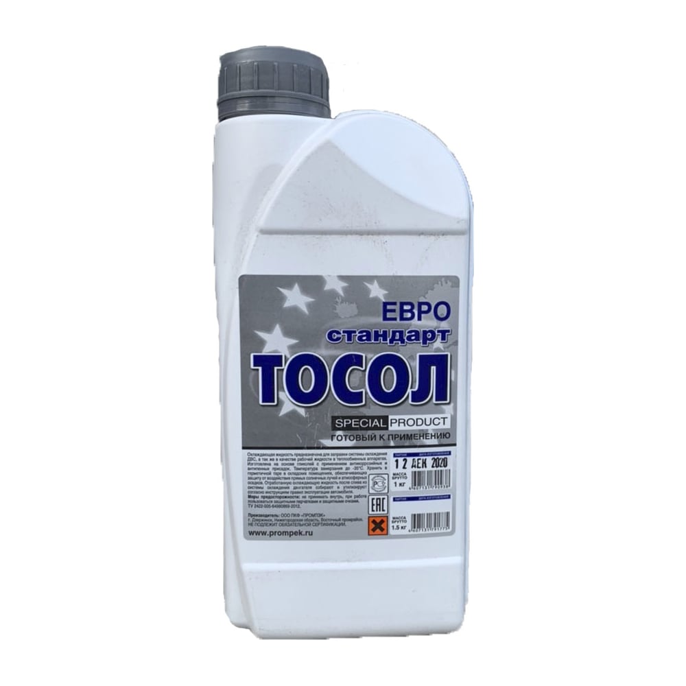 Тосол Промпэк А-40 М ЕВРО Стандарт, 1 кг 4607131790938 - выгодная цена ...