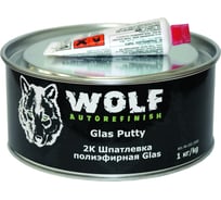 Полиэфирная шпатлевка WOLF Glas LC 1 кг, вкл. отв. 8735 102.1000