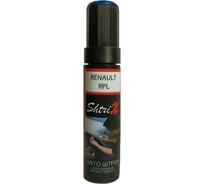 Профессиональный карандаш с кисточкой для удаления сколов и царапин Аэрохим Shtrix Авто штрих лазурно-синий, 12 мл Renaul RPL