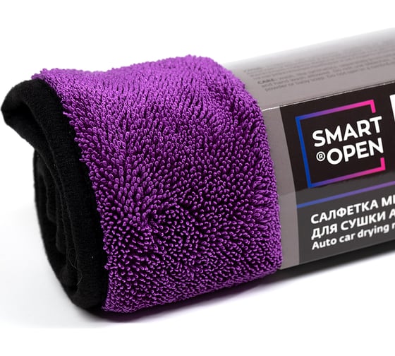 Салфетка для сушки авто Smart Open Big Fiber 50x60 см, микрофибра, 1 шт. 1603012