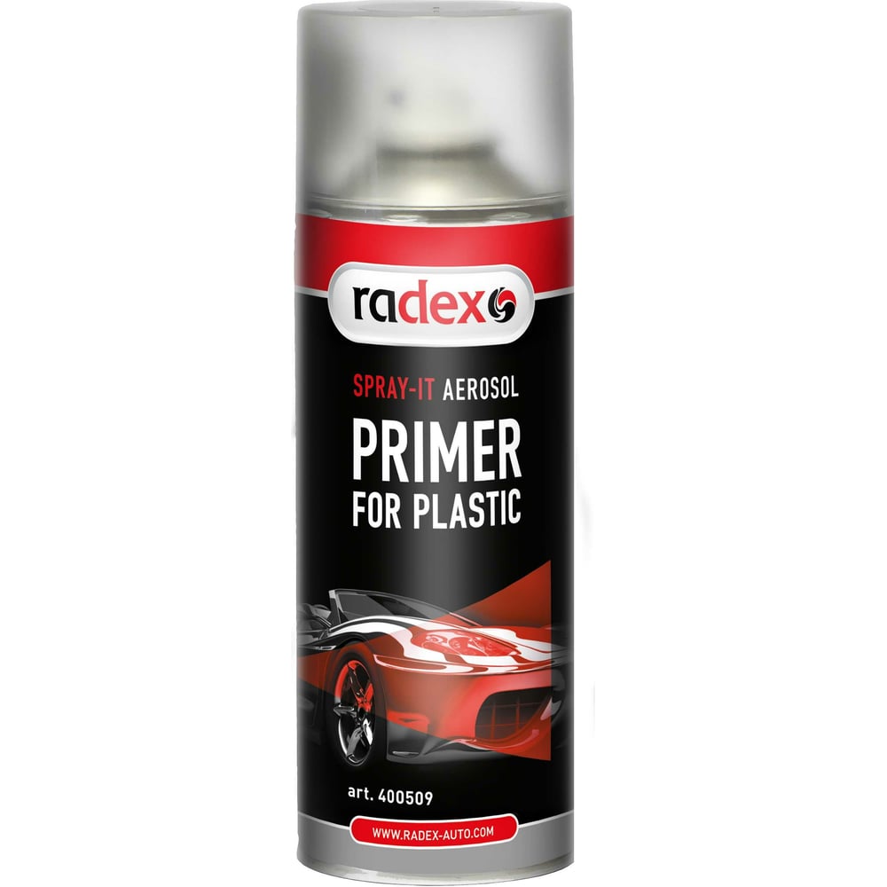 Аэрозоль праймер для пластика radex spray-it 0,52 мл (12302) 400509