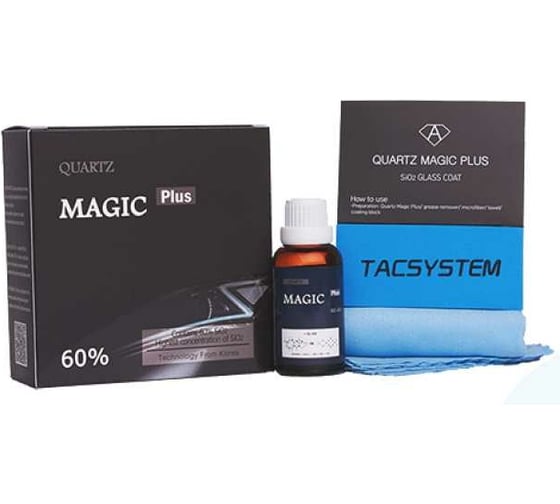 Жидкое стекло TACSYSTEM для кузова и пленок TAC System Quartz Magic Plus 30 мл 020995 1