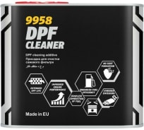 Присадка в топливо для очистки сажевых фильтров MANNOL DPF CLEANER metal 400 мл 9958